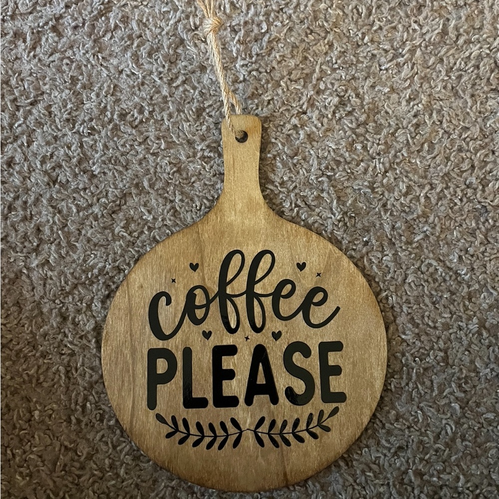 Kitchen sign